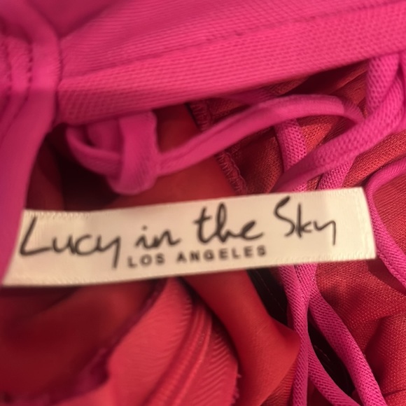 Hot pink, Lucy in the sky mini dress - Picture 4 of 4